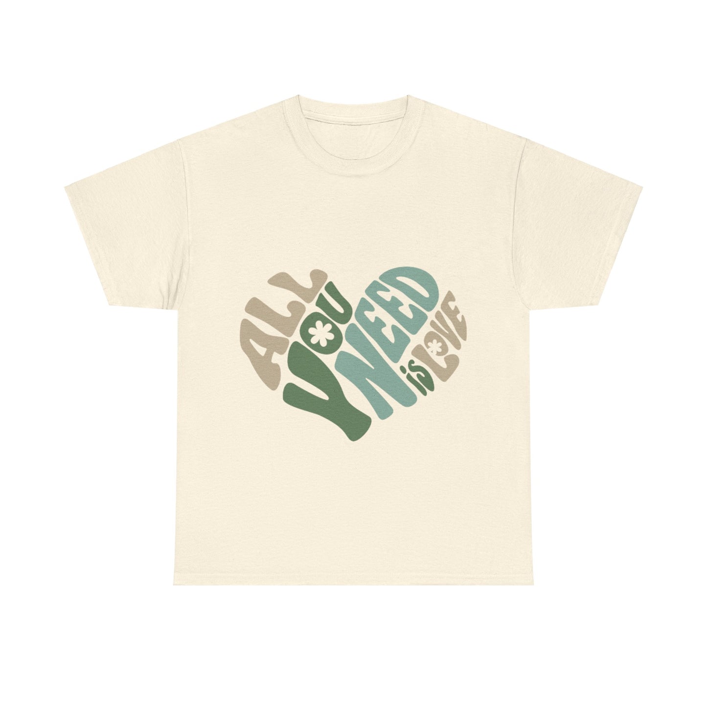 Unisex Heavy Cotton Tee all you need is love