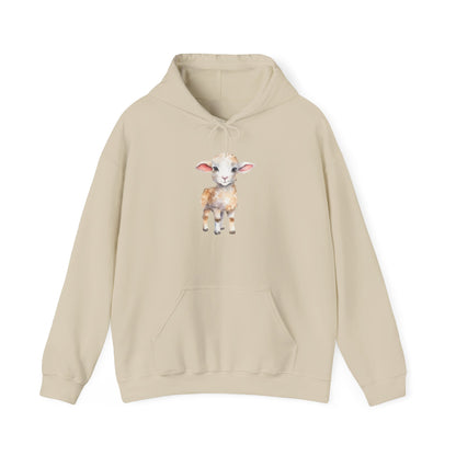 Unisex Heavy Blend™ Hooded Sweatshirt with little lost lamb christian